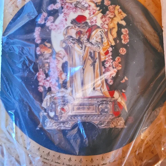 The Royal Cornwall Classic Collection Plate "Romeo & Juliet" 1980, Vintage Home - Picture 4 of 4